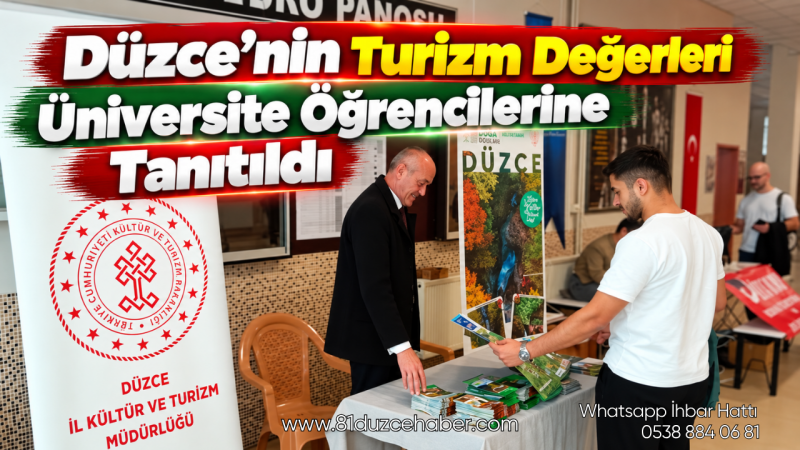 Düzce’nin Turizm Değerleri Üniversite Öğrencilerine Tanıtıldı
