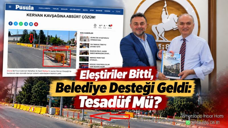Eleştiriler Bitti, Belediye Desteği Geldi: Tesadüf Mü?