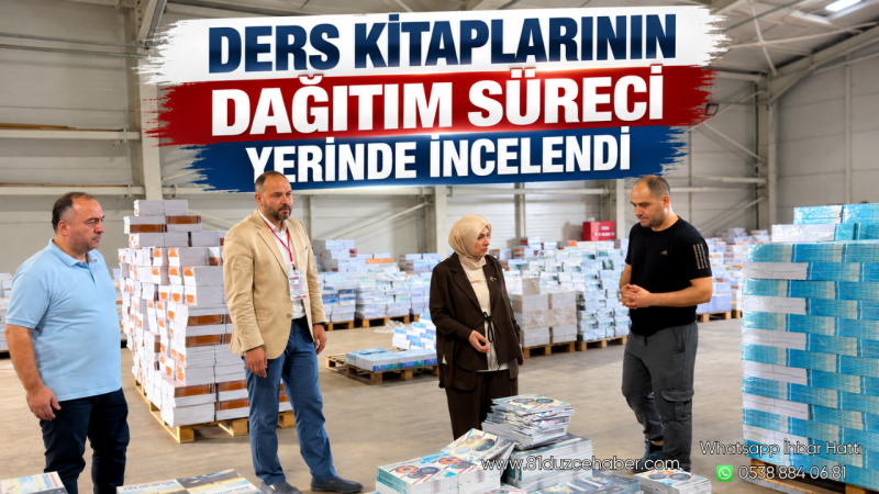 Ders Kitaplarının Dağıtım Süreci Yerinde İncelendi