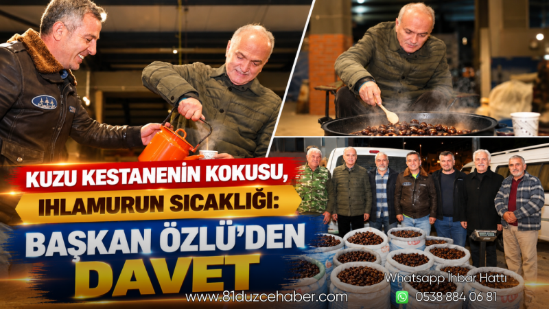 Kuzu Kestanenin Kokusu, Ihlamurun Sıcaklığı: Başkan Özlü’den Davet