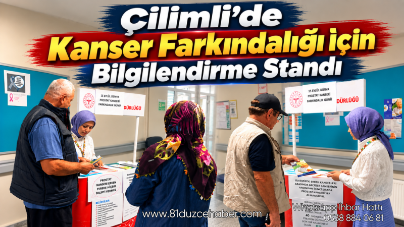 Çilimli’de Kanser Farkındalığı İçin Bilgilendirme Standı