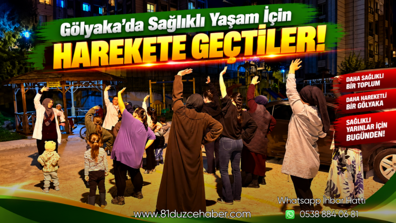 Gölyaka’da Sağlıklı Yaşam İçin Harekete Geçtiler!