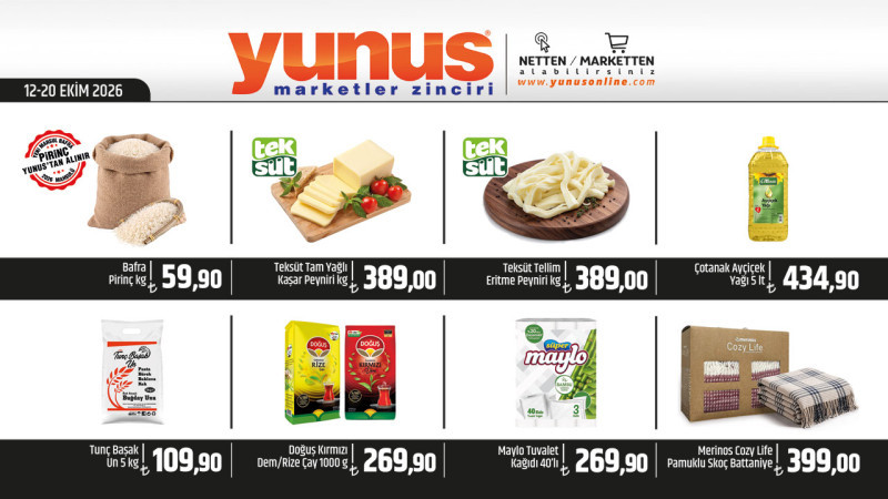 YUNUS MARKET - 12-20 Ekim